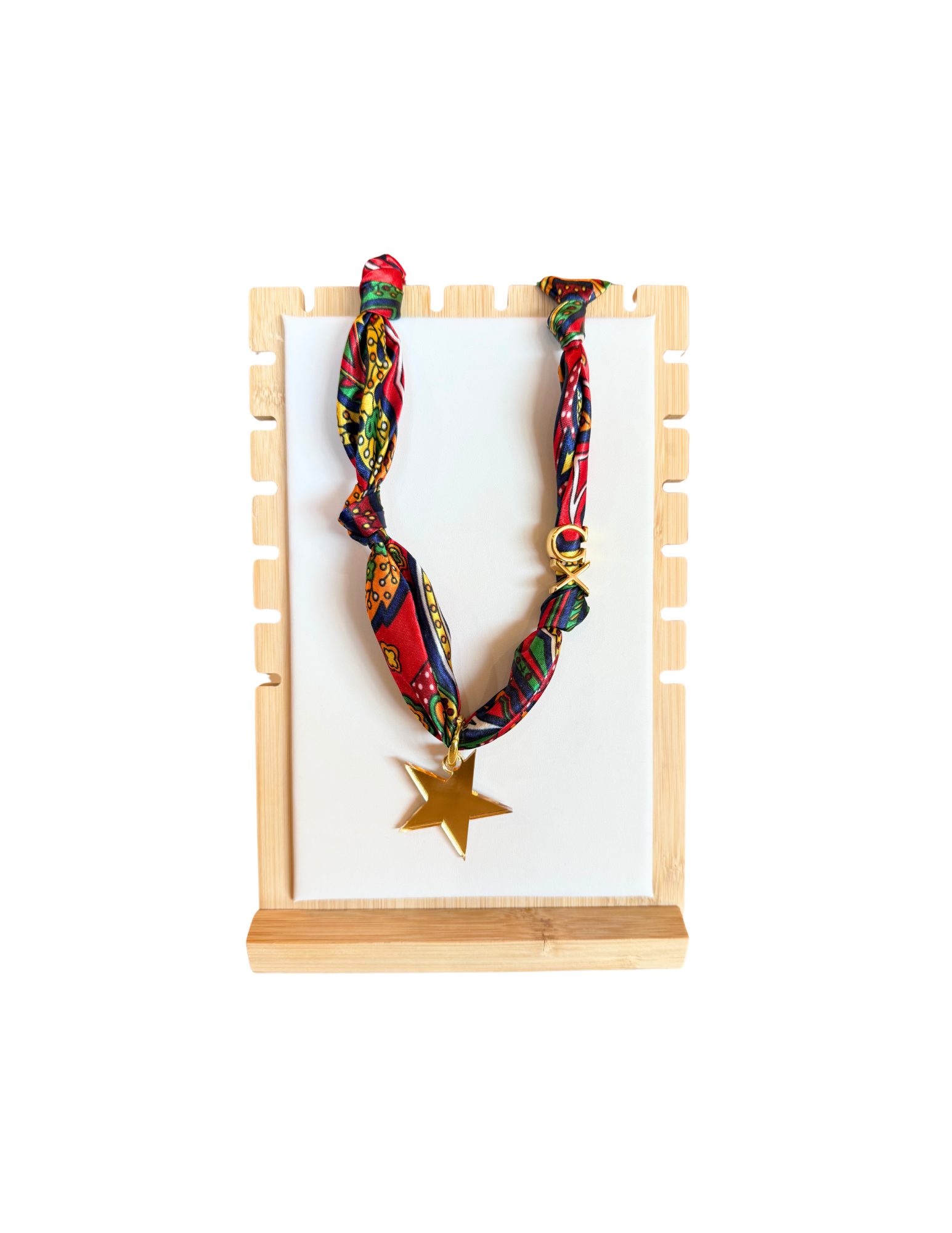 Chi Omega Letter Star Scarf