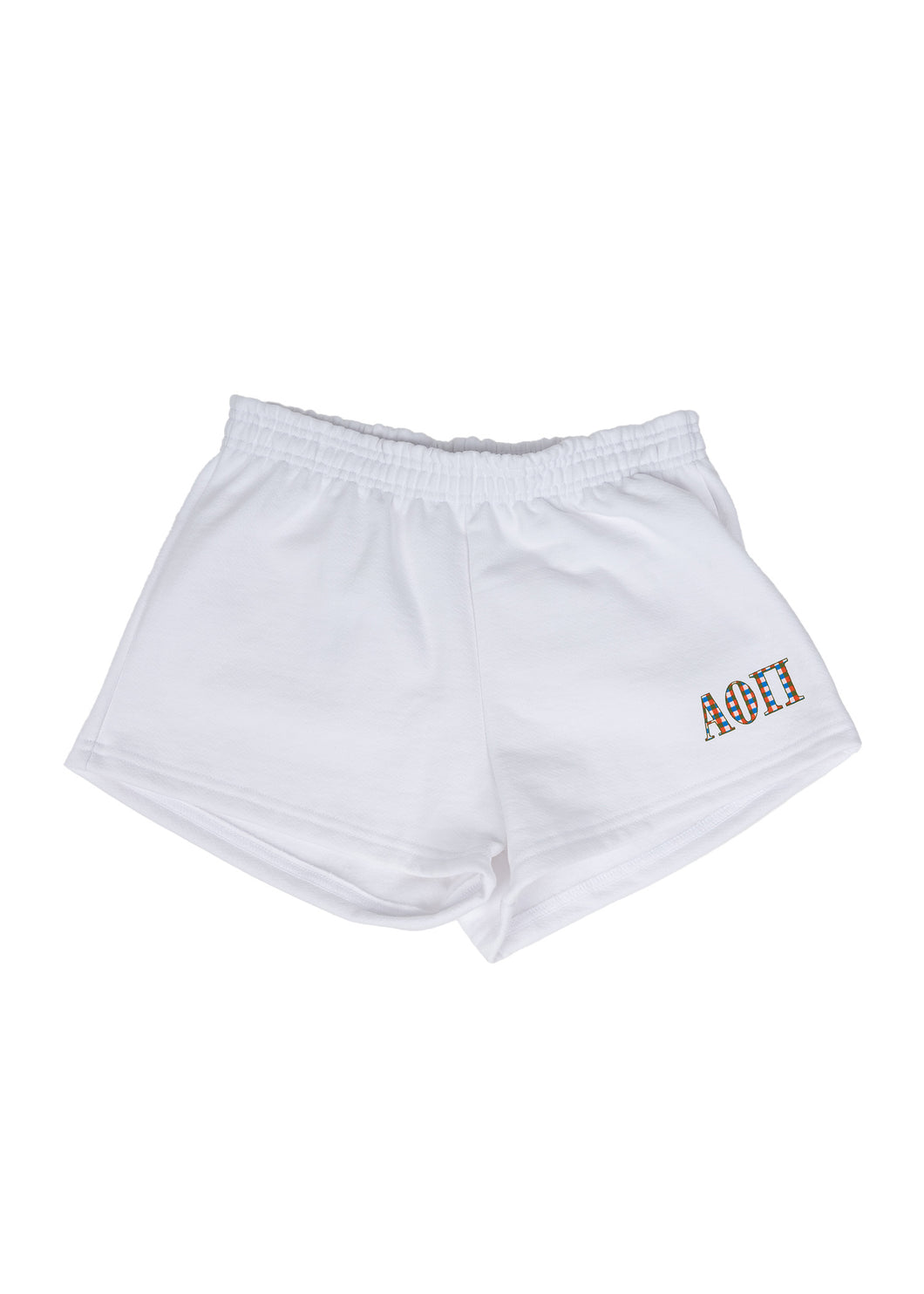 Alpha Omicron Pi Gingham Greek Shorts