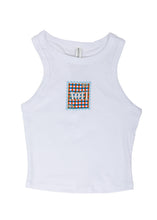 Load image into Gallery viewer, Alpha Omicron Pi Gingham Greek Tank