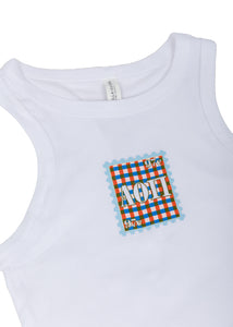 Alpha Omicron Pi Gingham Greek Tank