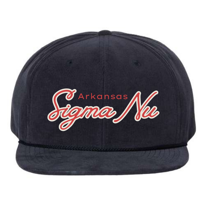 Sigma Nu Arkansas Corduroy Hat