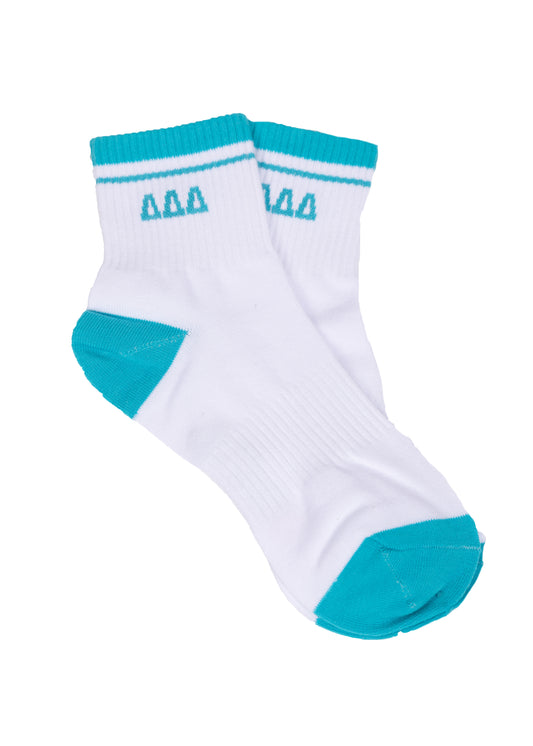 Tri Delta Quarter Socks
