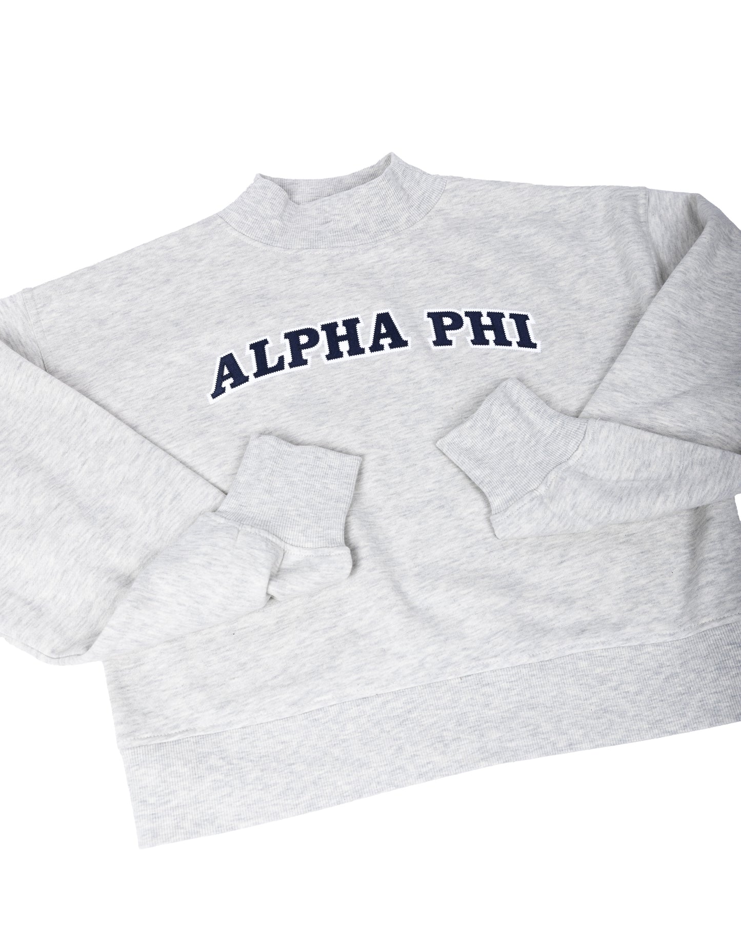 Alpha Phi Cropped Mockneck