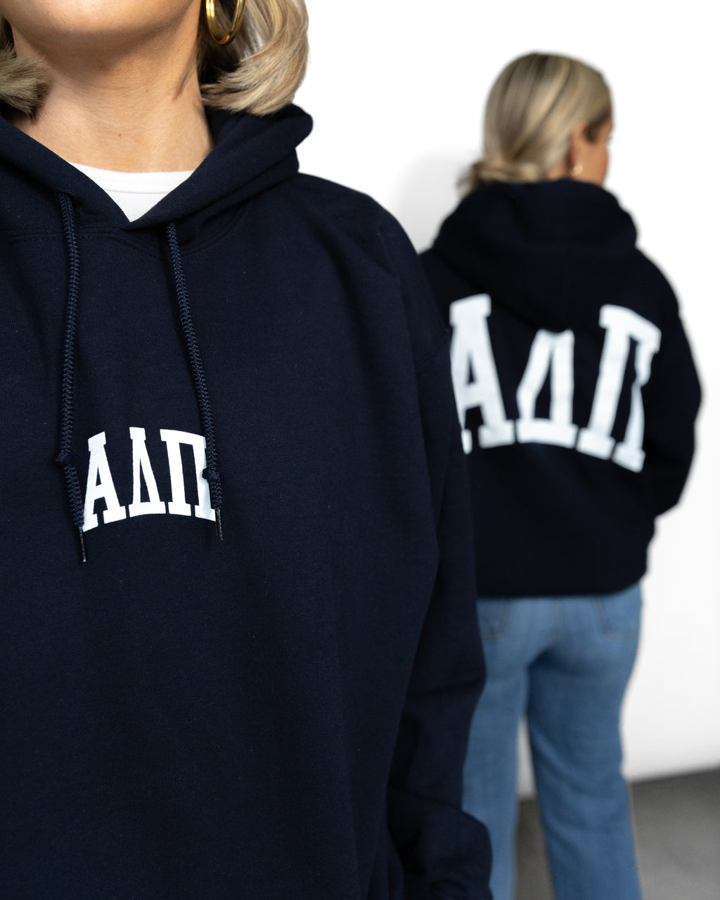 Alpha Delta Pi Navy Hoodie