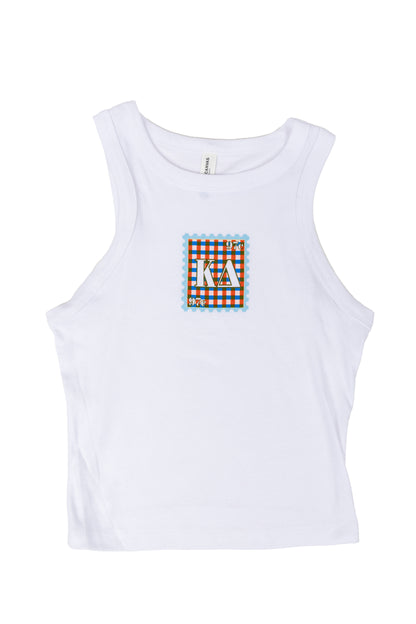 Kappa Delta Gingham Greek Tank