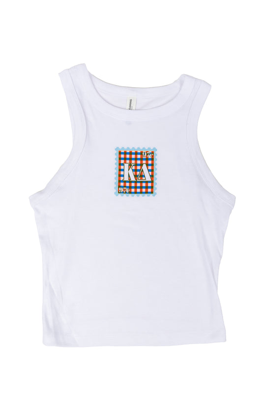 Kappa Delta Gingham Greek Tank