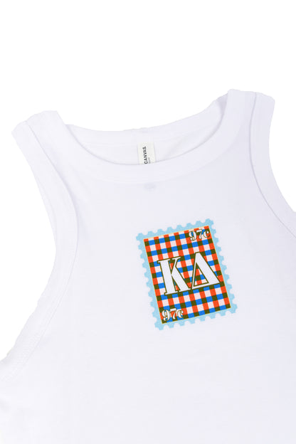 Kappa Delta Gingham Greek Tank