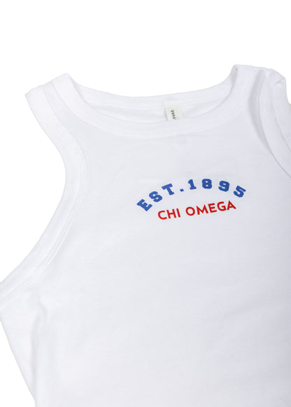 Chi Omega Sporty Greek Tank