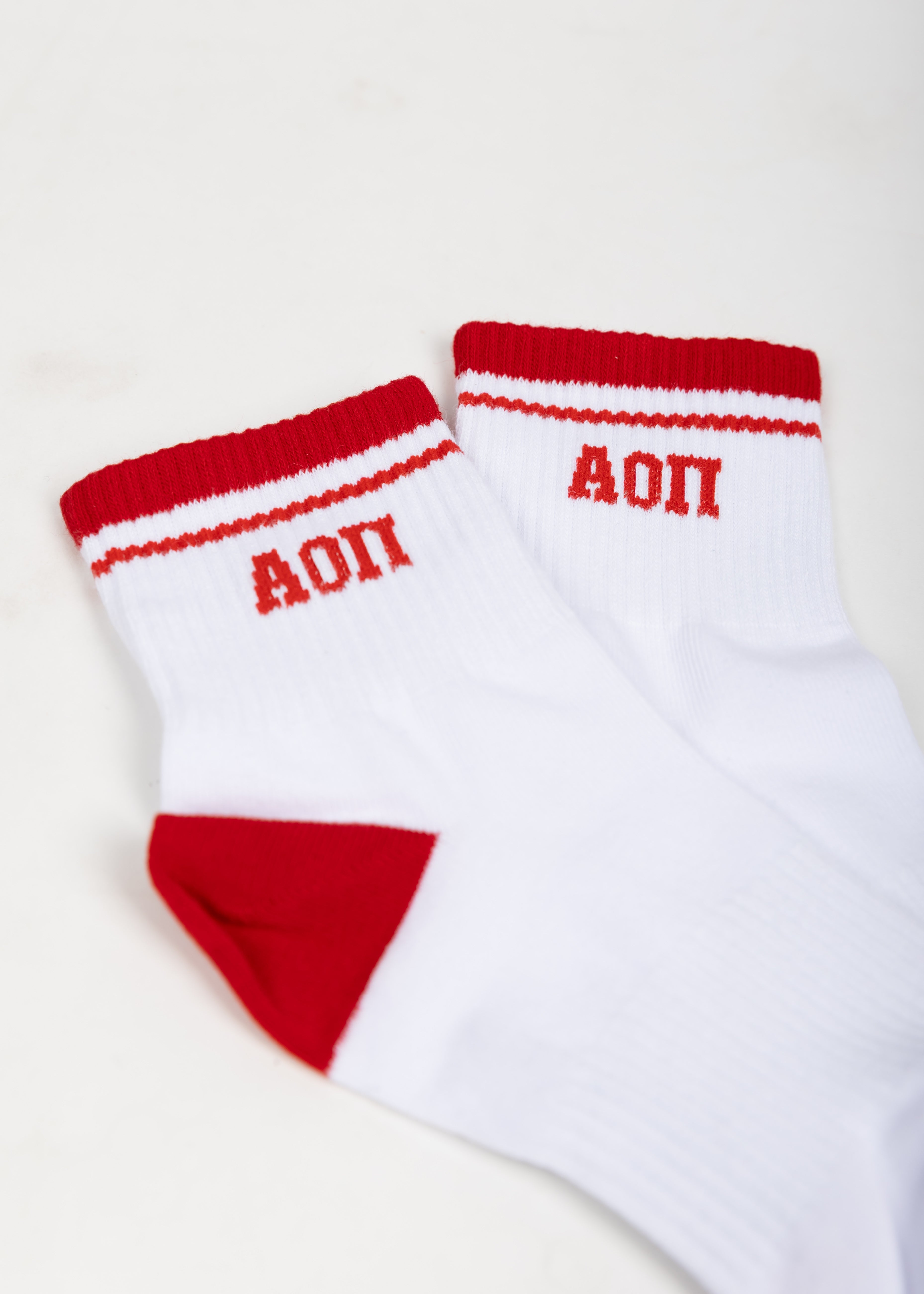 Alpha Omicron Pi Quarter Socks