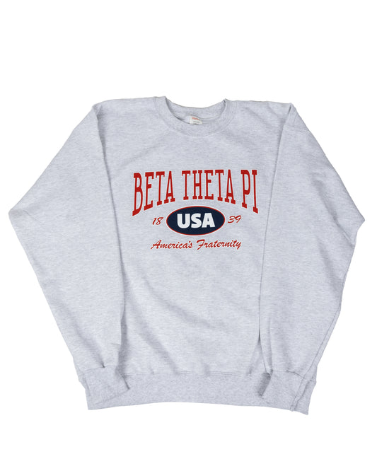 Beta Theta Pi Americas Fraternity Crewneck