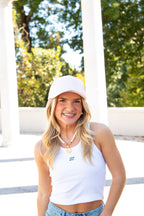 Phi Mu Pastel Tone-on-Tone Hat