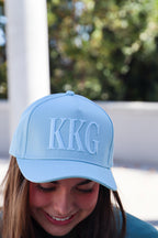 Kappa Kappa Gamma Pastel Tone on Tone Hat