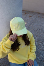 Chi Omega Pastel Tone-on-Tone Hat