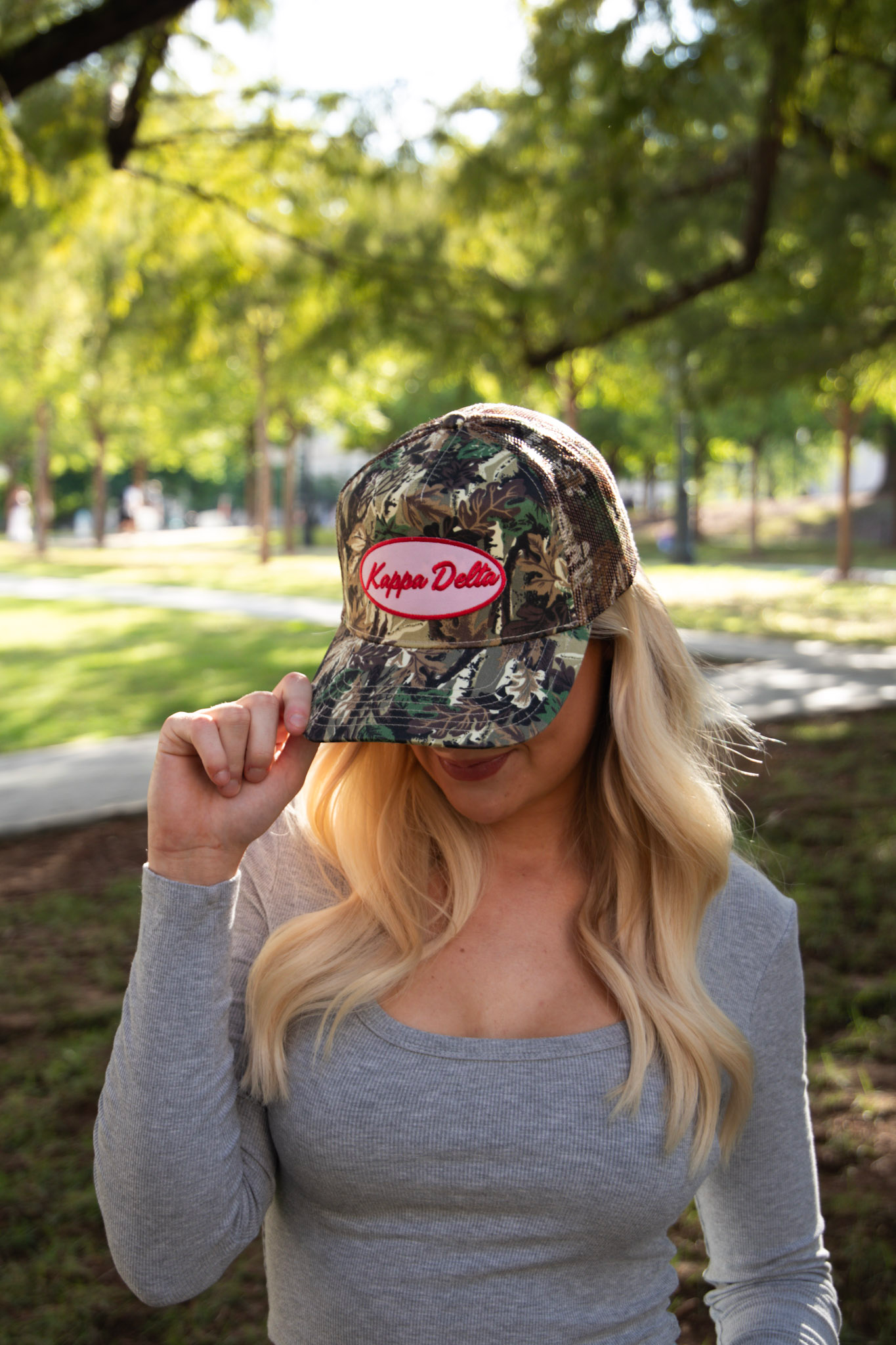 Kappa Delta Camo Trucker Hat