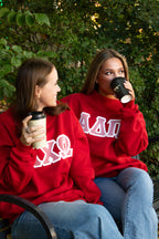 Alpha Phi Red Mockneck