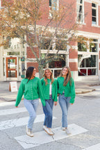 Kappa Kappa Gamma Green Cardigan