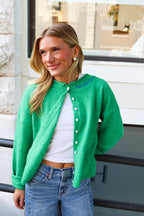 Kappa Kappa Gamma Green Cardigan