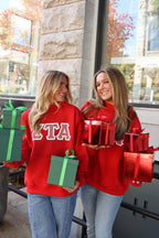 Delta Gamma Red Mockneck