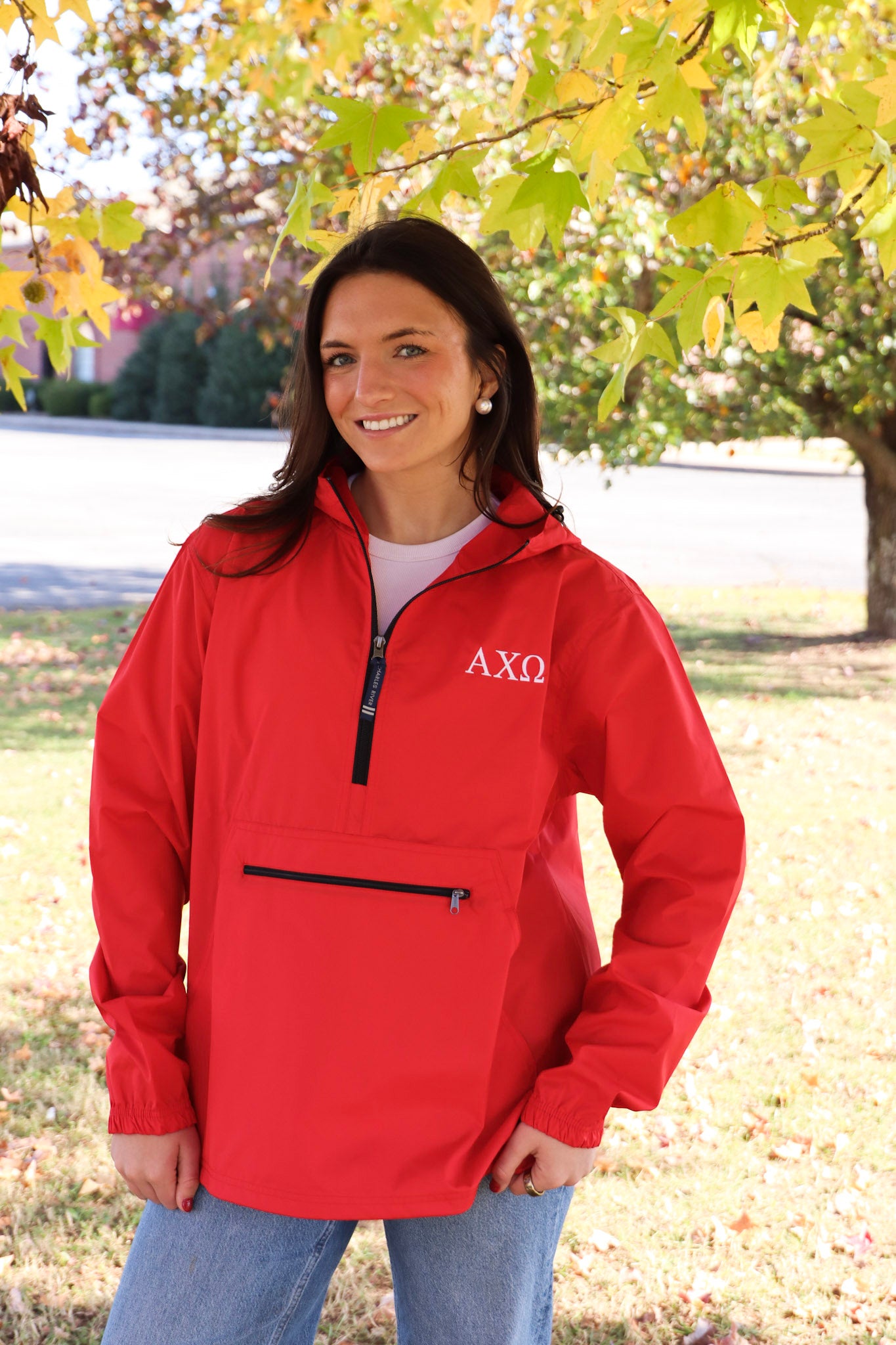 Alpha Chi Omega Rain Jacket