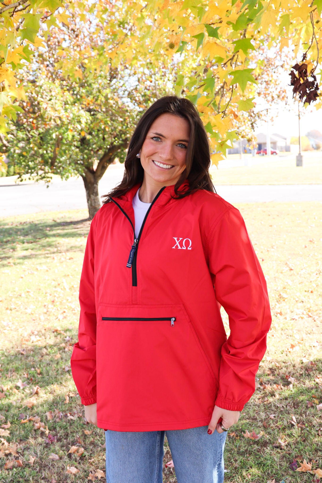 Chi Omega Rain Jacket