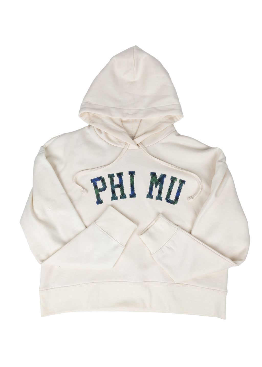 Phi Mu Cropped Hoodie