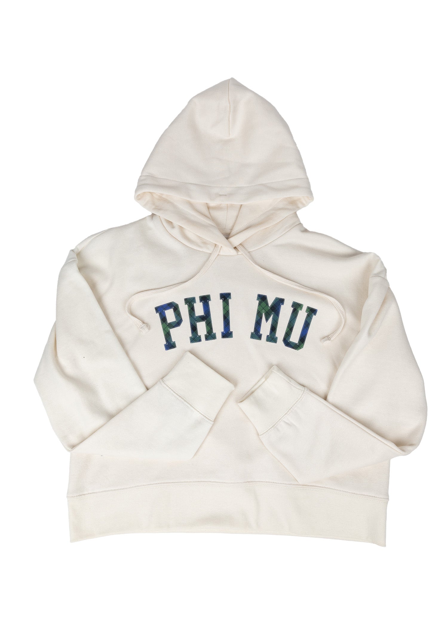 Phi Mu Cropped Hoodie