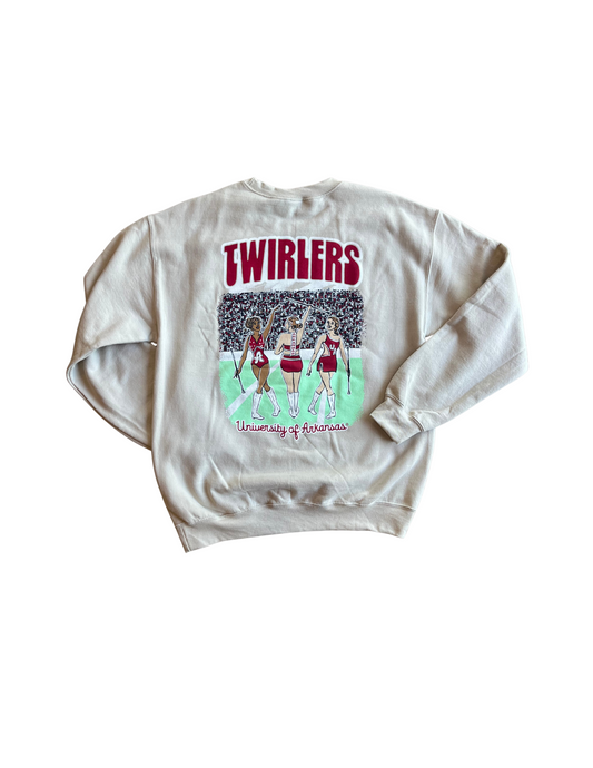 University of Arkansas Twirlers Gameday Crewneck