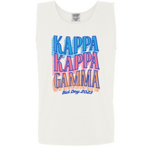 Load image into Gallery viewer, Kappa Kappa Gamma Bid Day Tank 2023