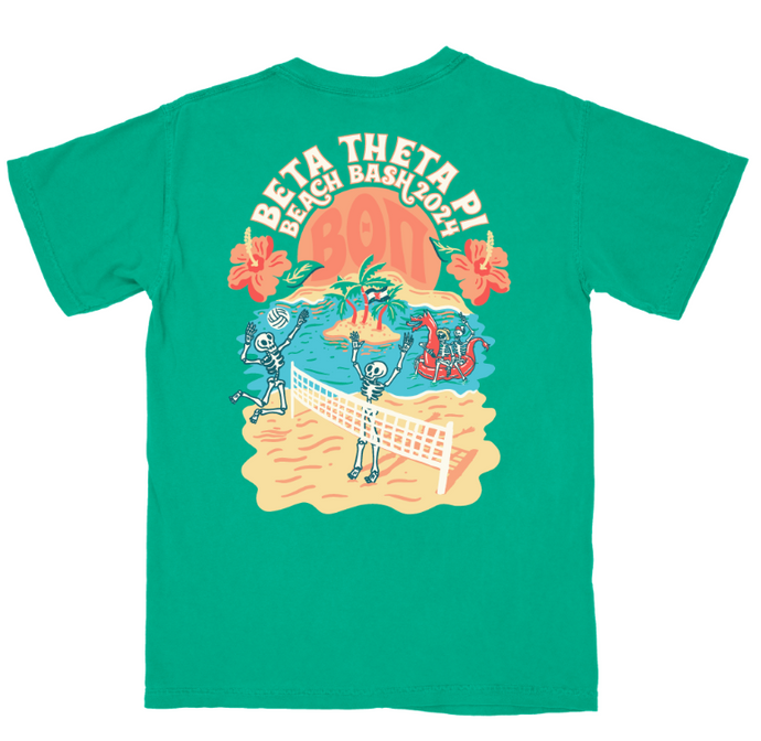 Beta Theta Pi Beach Bash T-shirt 2024