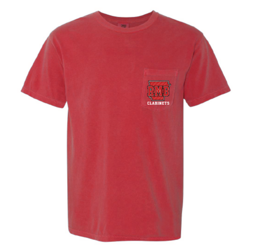 Razorback Marching Band Clarinet Section 2023 T-Shirt