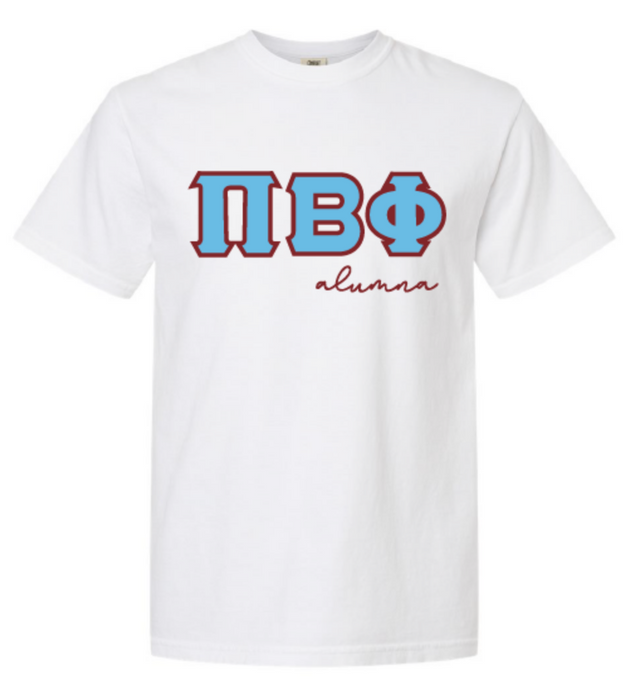 Pi Beta Phi Alumni Letter Shirt