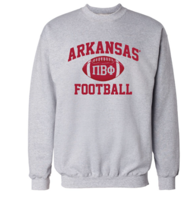 Pi Beta Phi football crewneck