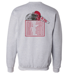 Pi Beta Phi football crewneck