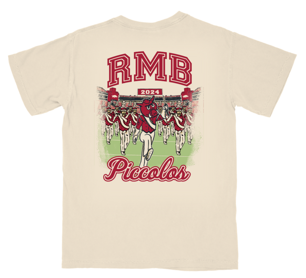 Razorback Marching Band Piccolos 2024 T-Shirt
