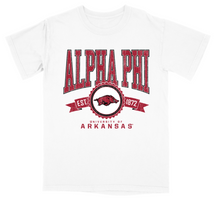 Load image into Gallery viewer, Alpha Phi Loves the Hogs T-shirt