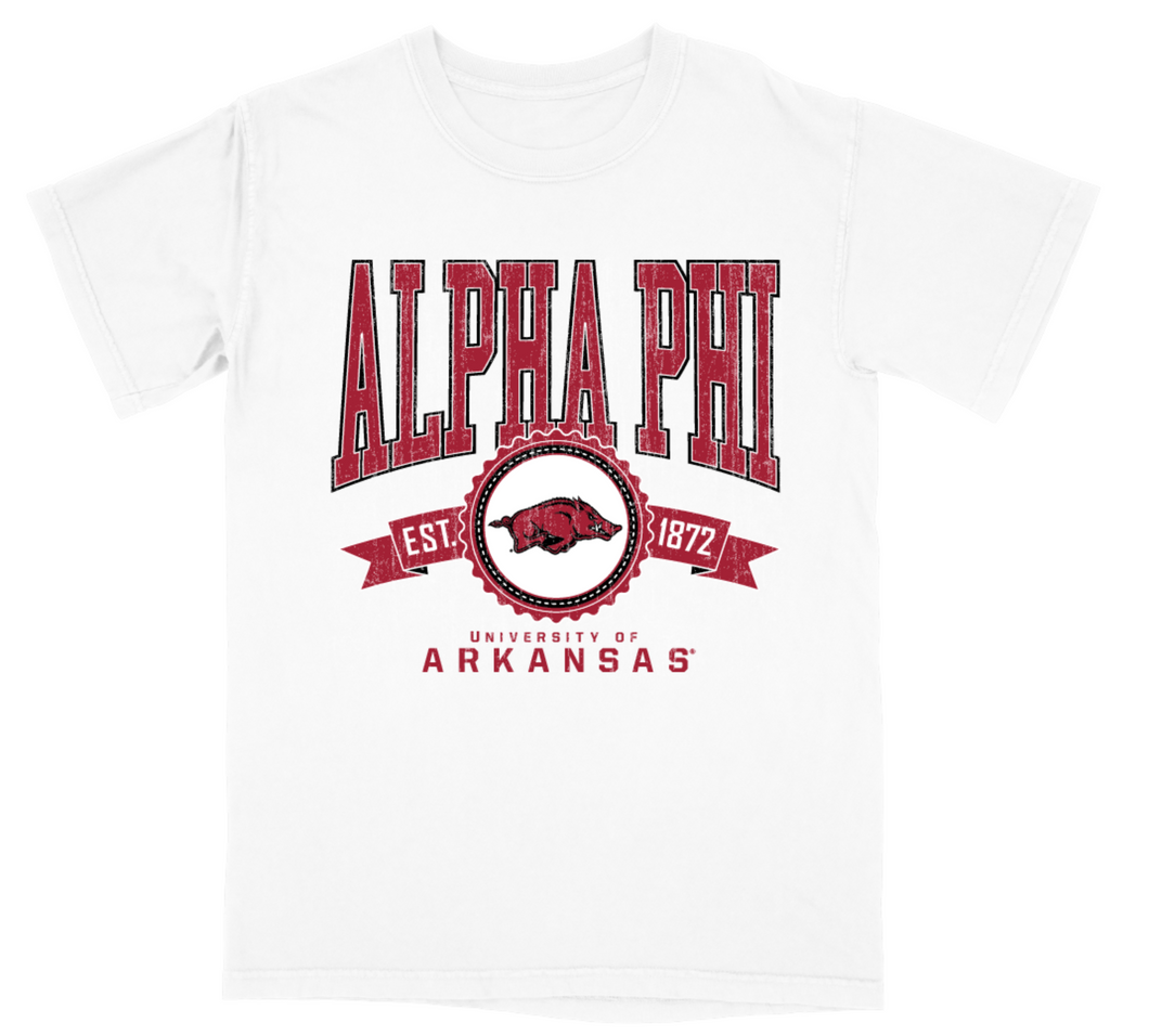 Alpha Phi Loves the Hogs T-shirt