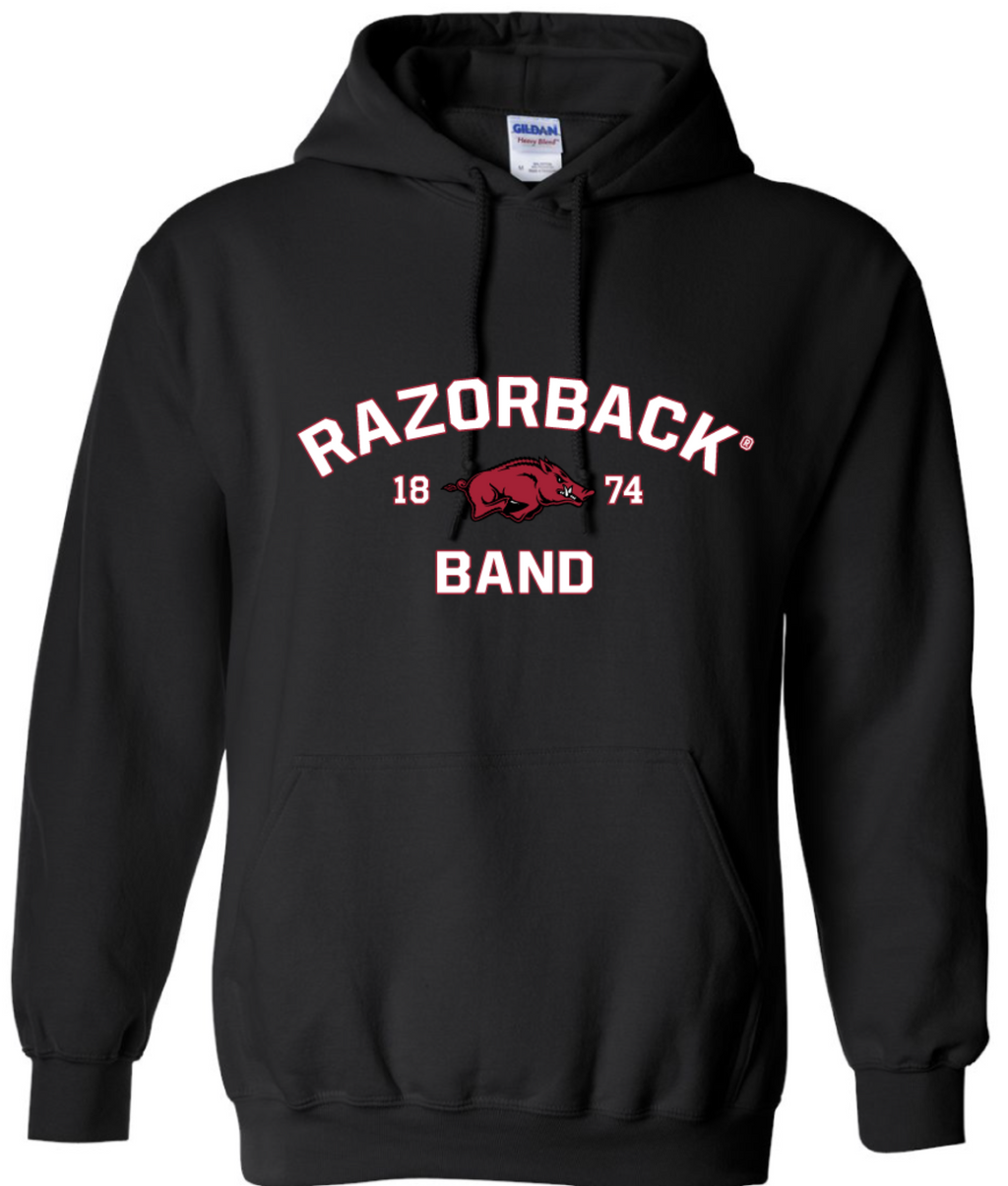 Arkansas Razorback Band Logo Hoodie