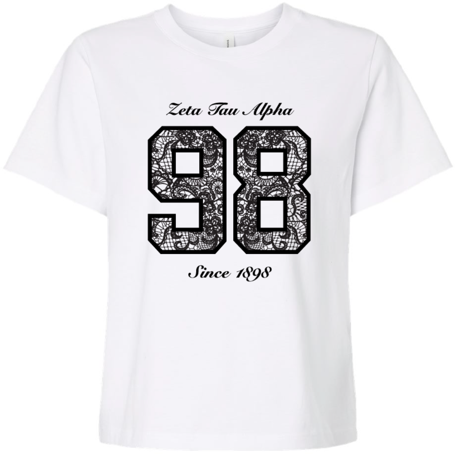 Zeta Tau Alpha Lace T-shirt