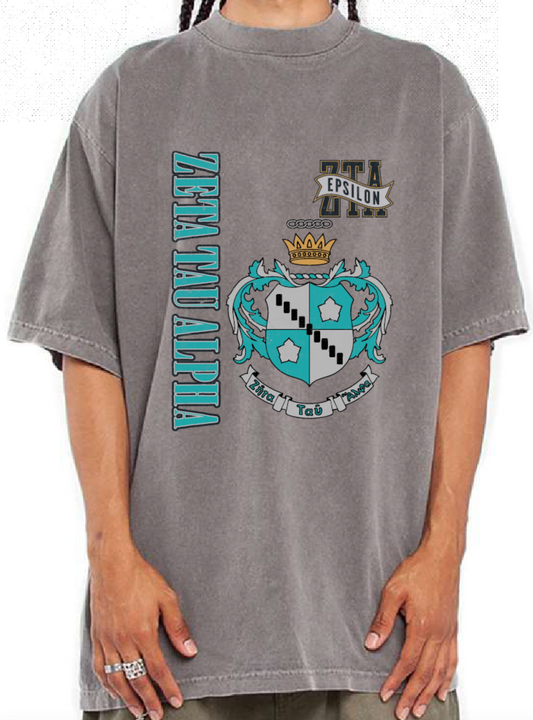 Zeta Tau Alpha Crest T-shirt