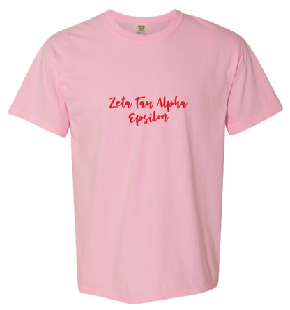 Zeta Tau Alpha Bow T-shirt