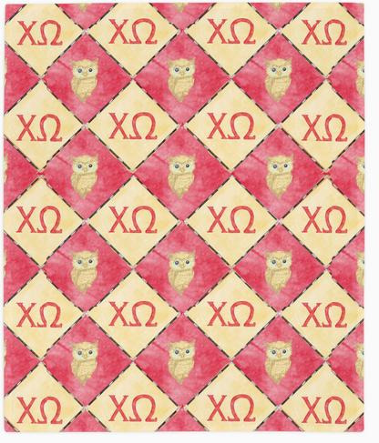 Chi Omega Throw Blanket