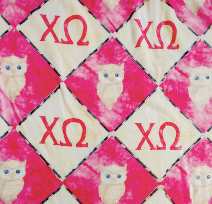 Chi Omega Throw Blanket