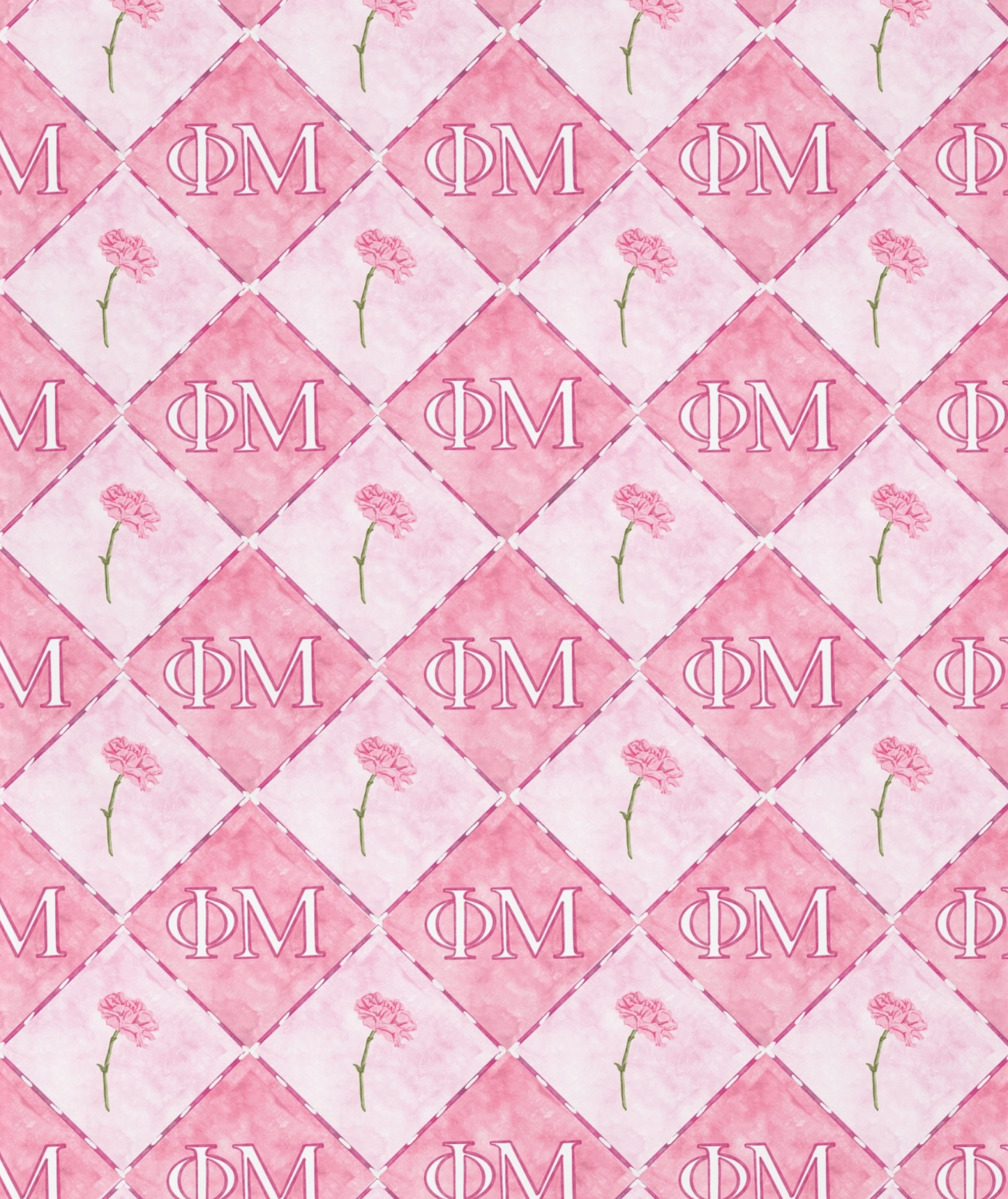 Phi Mu Throw Blanket
