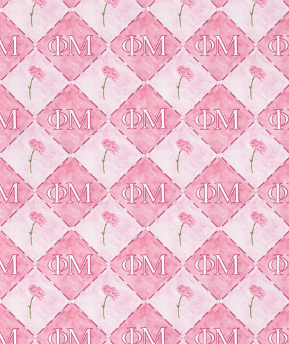 Phi Mu Throw Blanket