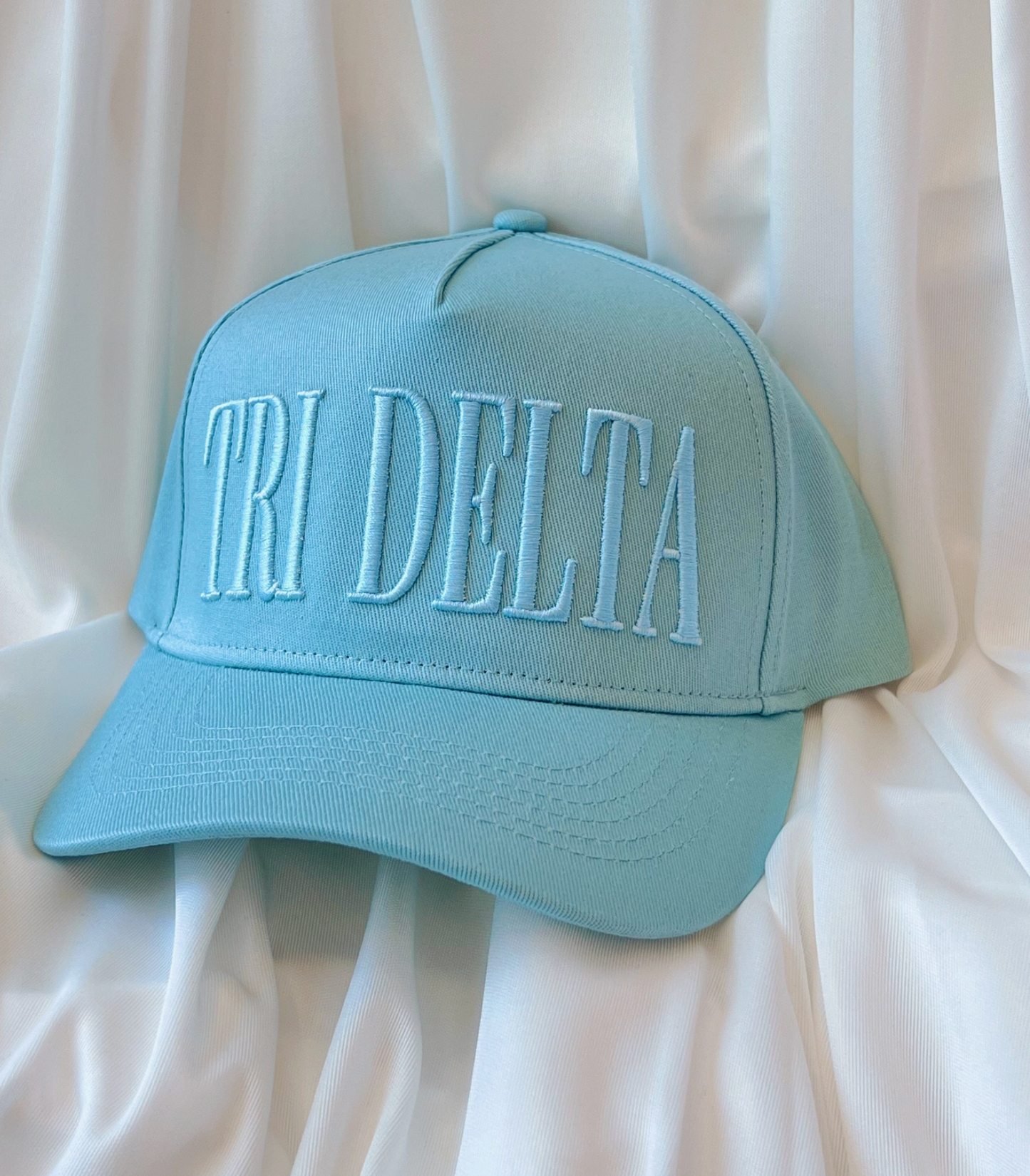 Delta Delta Delta Pastel Tone on Tone Hat