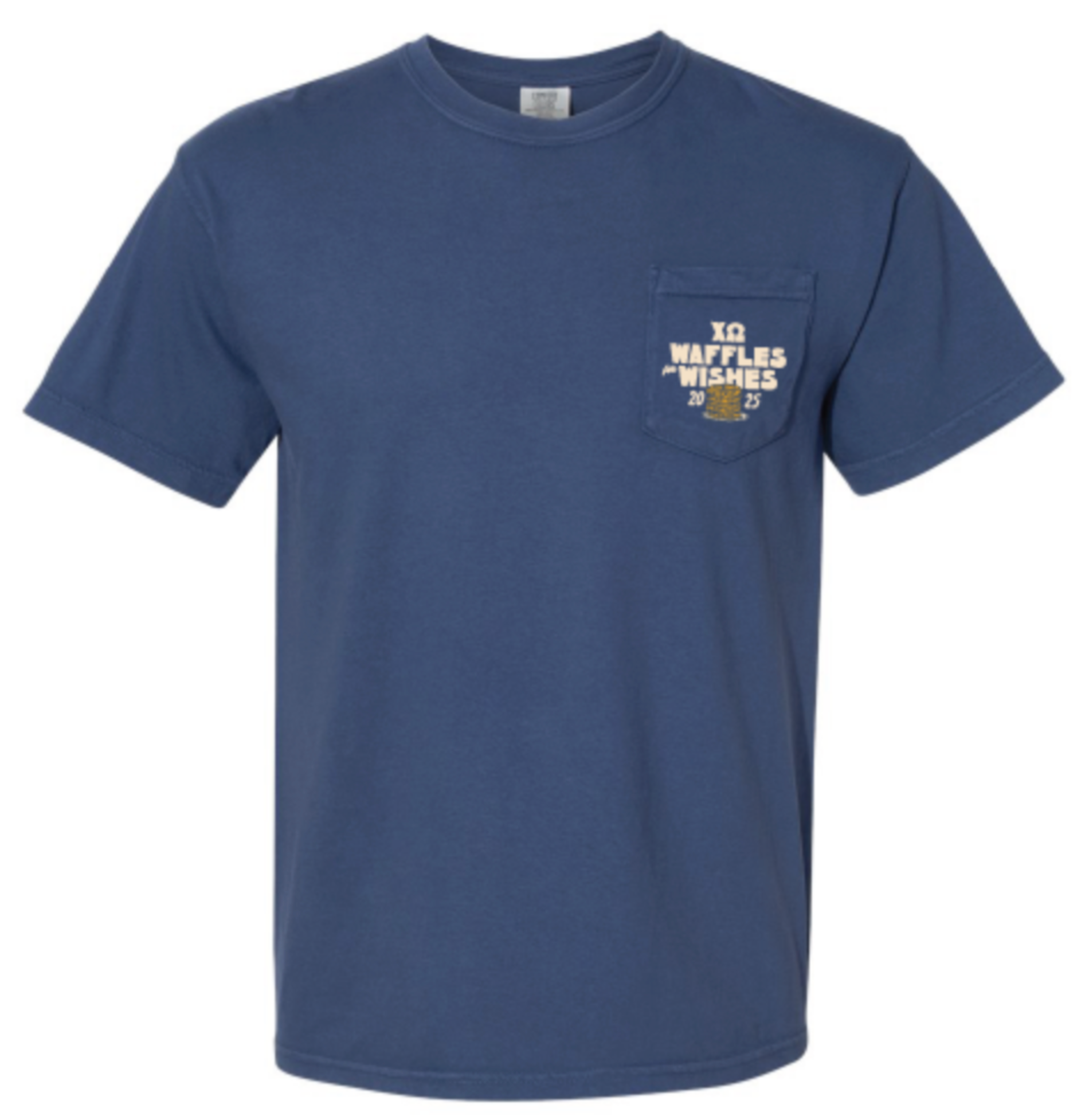 Chi Omega Waffles for Wishes 2025 T-Shirt