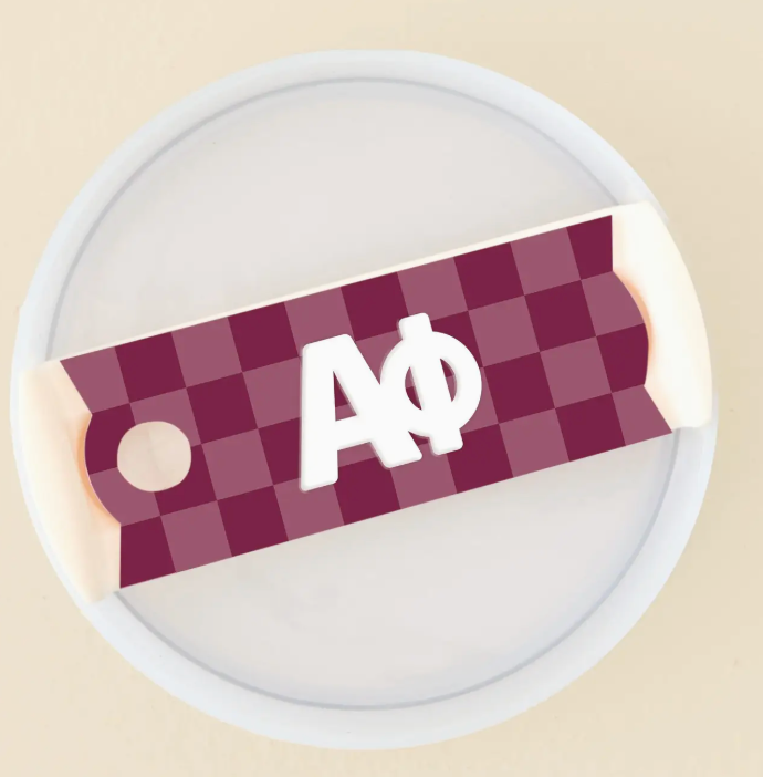 Alpha Phi Lid Tag
