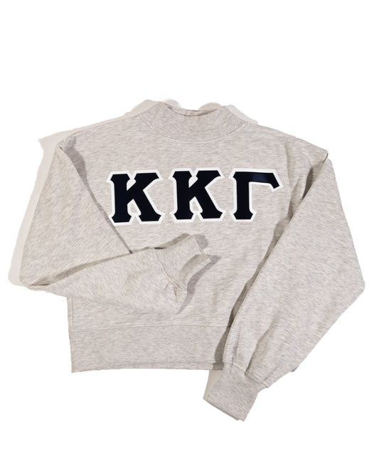 Kappa Kappa Gamma Cropped Mockneck
