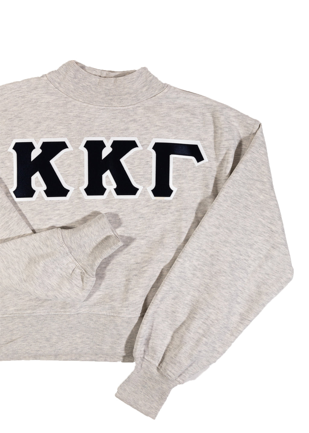 Kappa Kappa Gamma Cropped Mockneck
