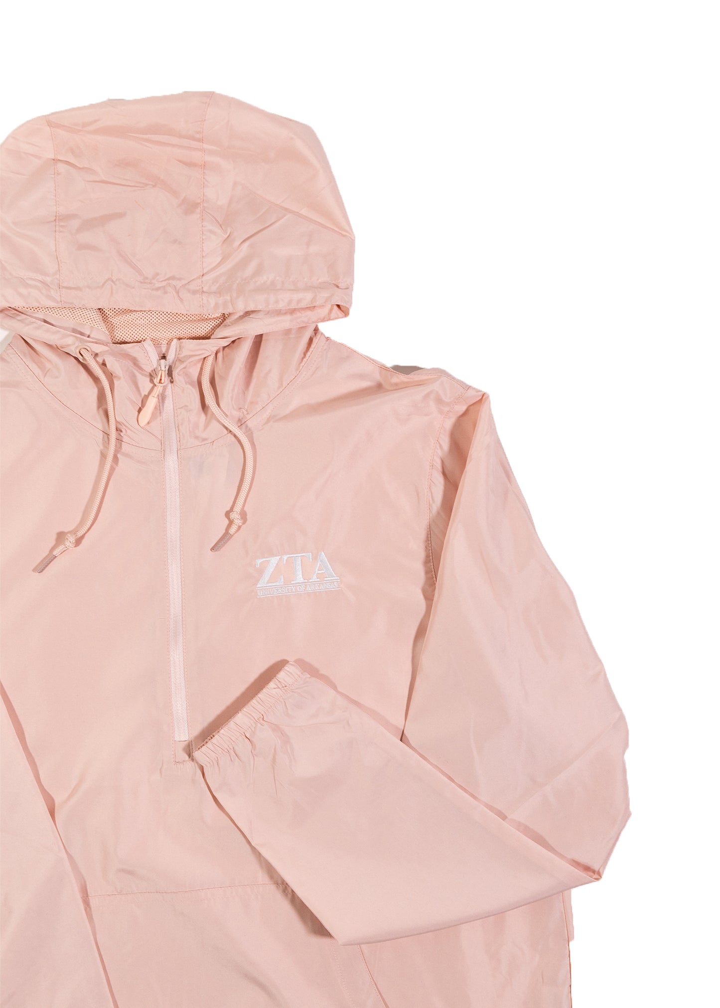 Zeta Tau Alpha Pink Rain Jacket